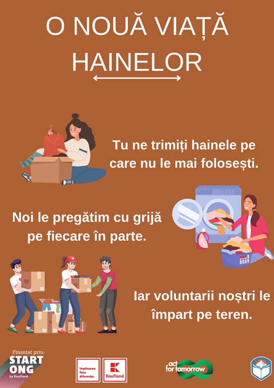 „O nouă viață hainelor” – proiect prin care sucevenii învață avantajele reutilizării articolelor vestimentare