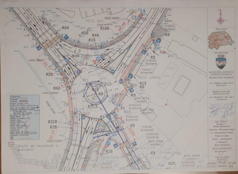 Sensul giratoriu la intersecția Calea Unirii cu strada Traian Vuia și strada Apeductului, scos la licitație pentru execuție, în termen de 10 luni