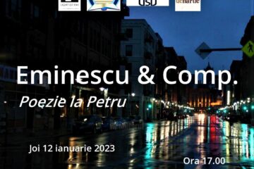„Eminescu. Poezie la Petru”, astăzi, la Centrul de Documentare și Informare