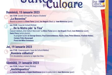 Proiectul ,,Spirit, Sunet și Culoare”, cu șapte evenimente culturale la Rădăuți