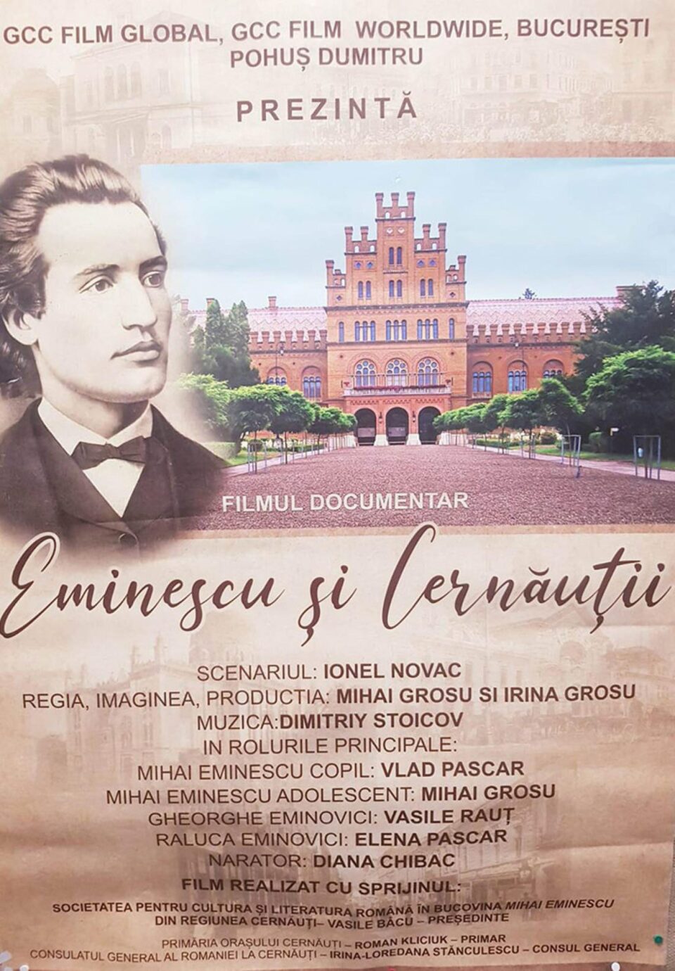 Filmul „Eminescu și Cernăuții”