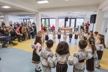 Program artistic la inaugurarea Grădiniței de la Colegiul „Mihai Eminescu”