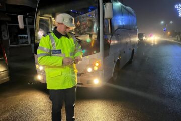 90 de mijloace de transport călători au fost verificate amănunțit în dimineața zilei de 13 ianuarie
