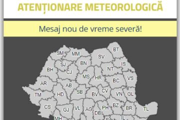 Meteorologii anunță patru zile cu precipitații și intensificări ale vântului