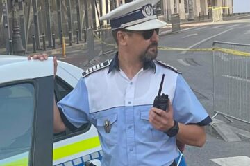 Polițistul sucevean Bogdan Bănică, președintele executiv la nivel național al Sindicatului Național al Polițiștilor DECUS