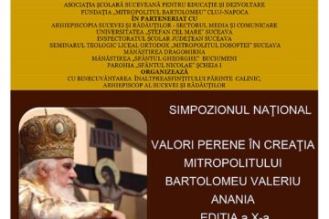 Simpozion ”Valori perene în creația Mitropolitului Bartolomeu Valeriu Anania”, la USV