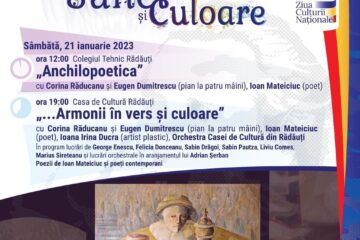 Expoziție de artă plastică, recital de pian și poezie, la Rădăuți
