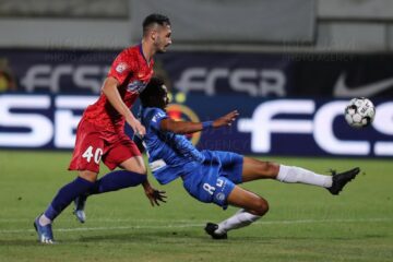 Ștefan Cană în meciul FCSB - Slovan Liberec, din turul al treilea de calificare în grupele Europa League. Sursa foto Inquam Photo Agency