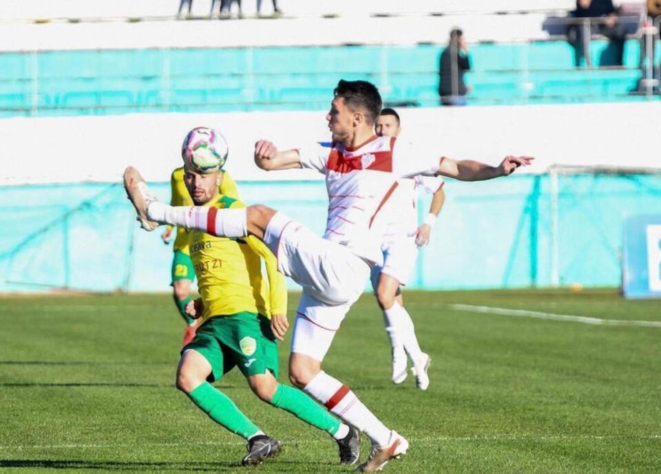 Formația Dante, aici evoluând pe Areni, împotriva Forestei, a fost pedepsită drastic de FRF. Foto Fotograful Sportiv