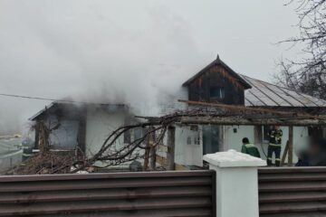 Incendiul de duminică la amiază de la Bogdănești