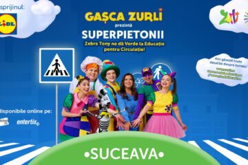 Gașca Zurli și Zebra Tony vor ajunge în martie la Casa de Cultură a Sindicatelor Suceava
