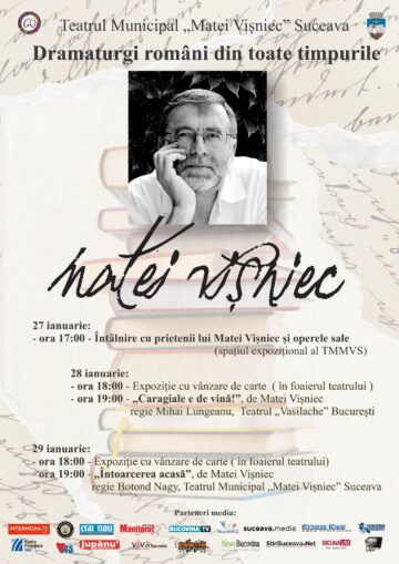 „Dramaturgi români din toate timpurile” la TMMSV – prima ediție, dedicată lui Matei Vișniec