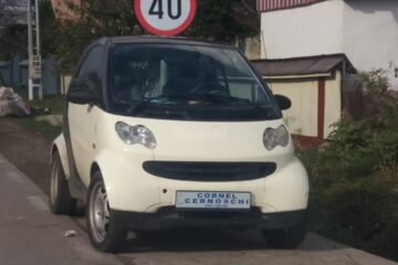 Una din mașinile cu care Cernoschi a fost depistat în trafic