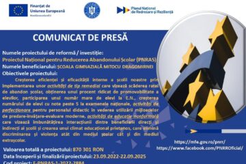 Proiectul Național pentru Reducerea Abandonului Școlar (PNRAS)