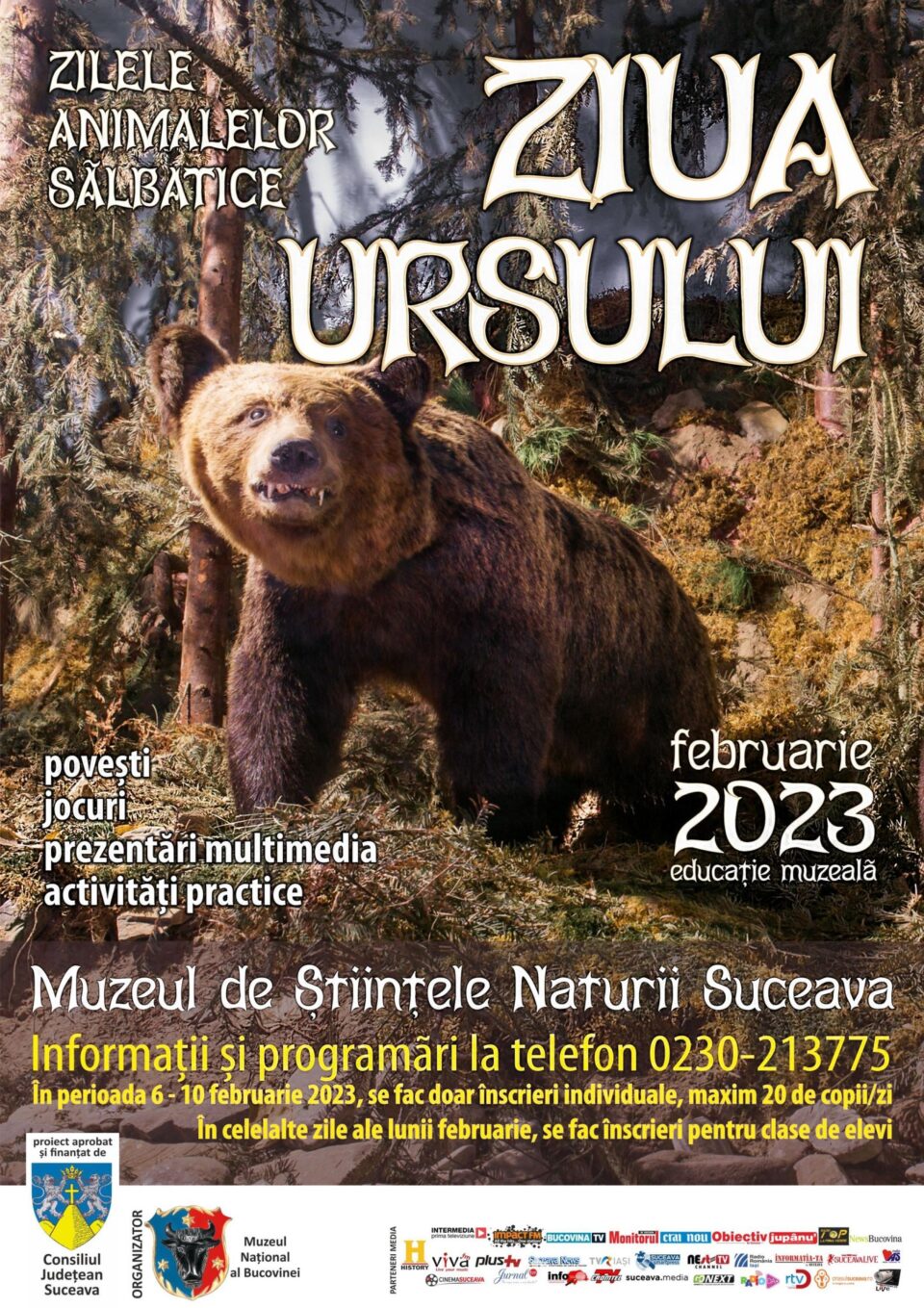 „Zilele animalelor sălbatice”, la Muzeul de Științele Naturii