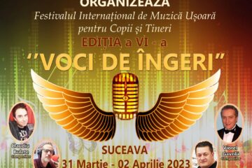 Au început înscrierile pentru Festivalul Internațional de Muzică Ușoară pentru Copii și Tineri „Voci de Îngeri”