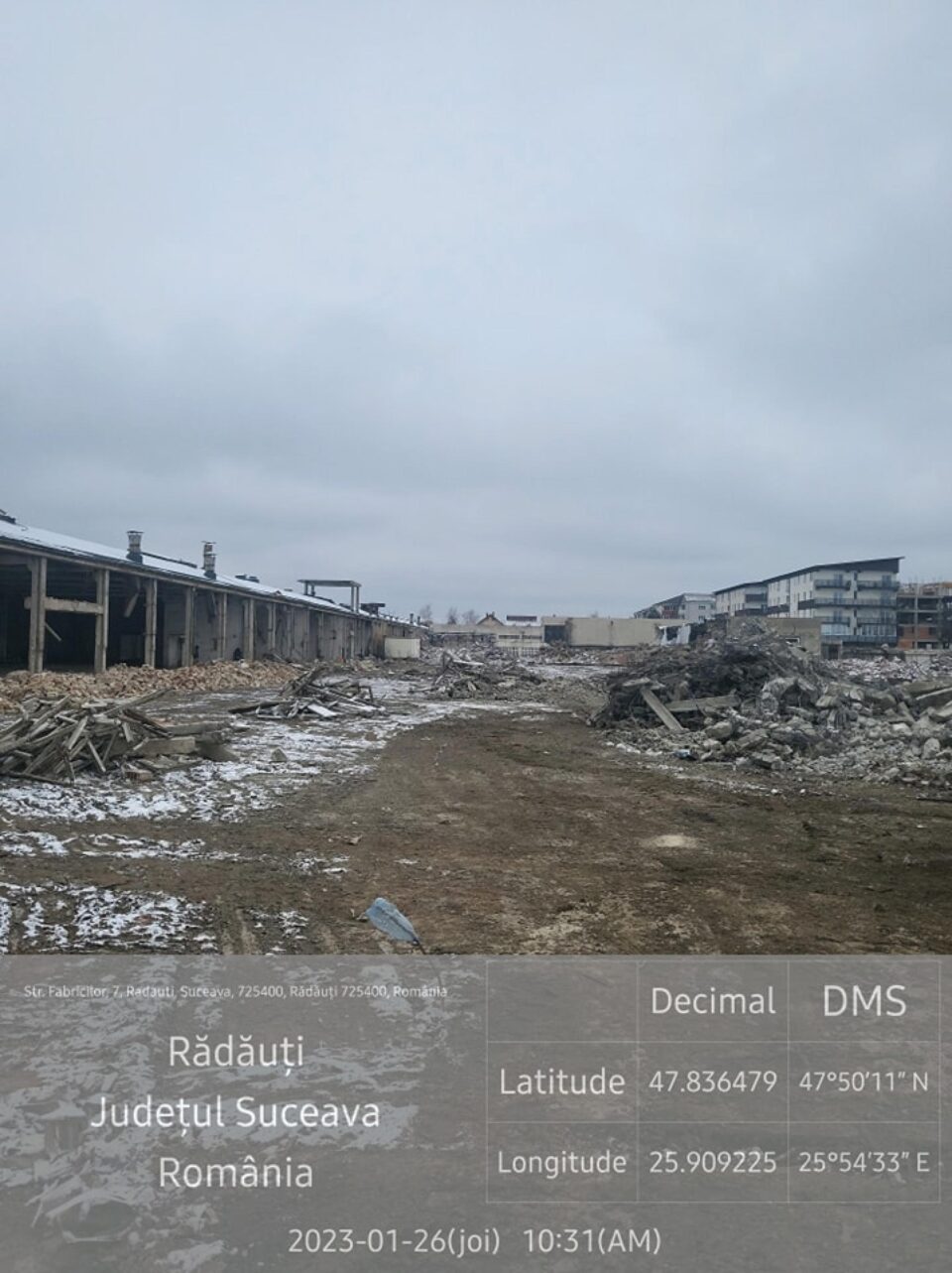 Mobila Rădăuți, amendată pentru lucrări de demolare demarate fără aviz de mediu