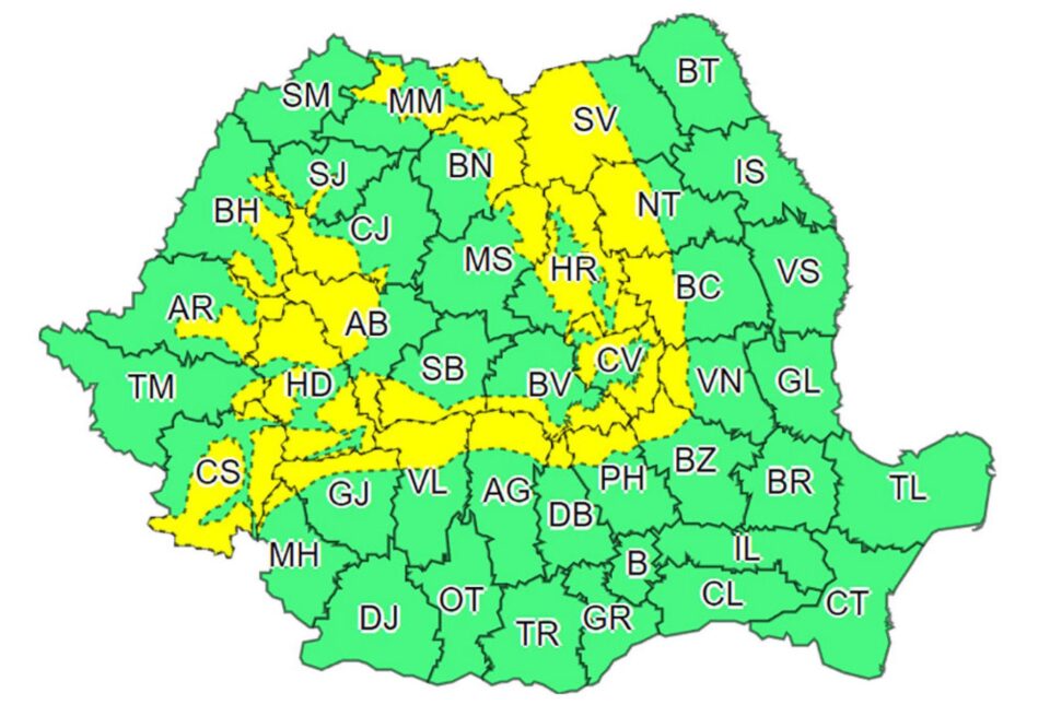 Trei zile cu ninsori și viscol, începând de vineri seara