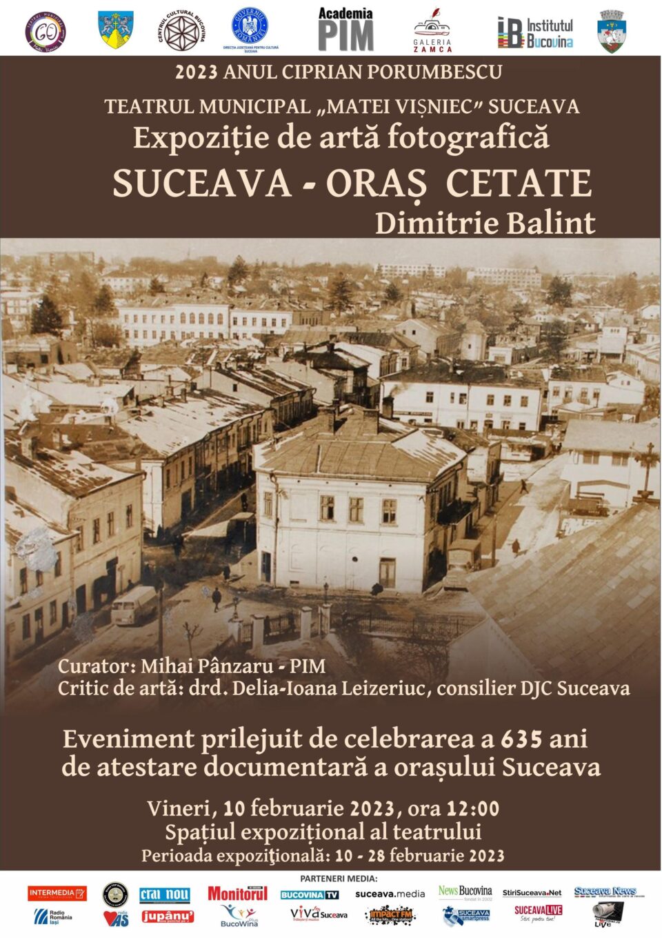 „Suceava – oraș cetate”, expoziție de fotografie a artistului Dimitrie Balint