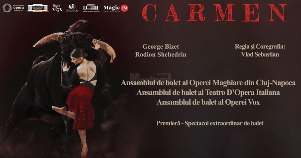 „Carmen”, spectacol extraordinar de balet, pe scena Casei de Cultură a Sindicatelor Suceava