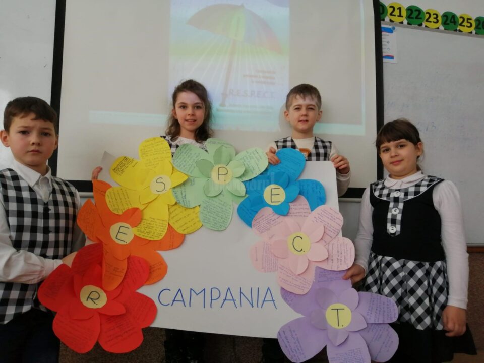 Campania RESPECT, la Școala Nr. 4 Suceava
