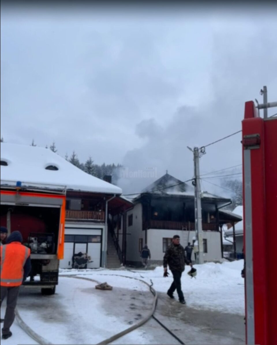 Incendiu la Mănăstirea Sihăstria Putnei
