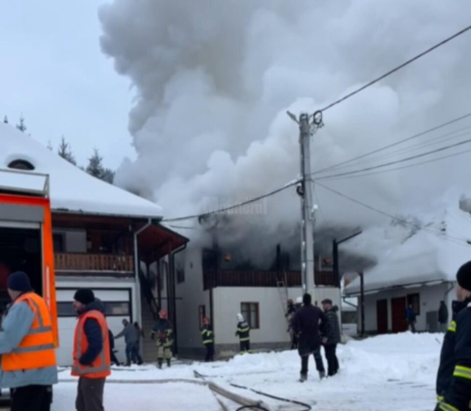 Incendiu la Mănăstirea Sihăstria Putnei