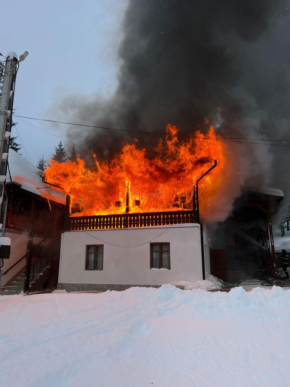 Incendiu la Mănăstirea Sihăstria Putnei