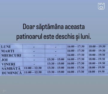 Program Patinoar Areni