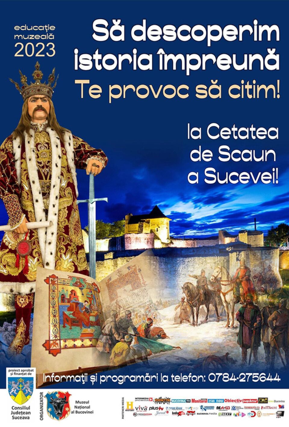 Proiectul educațional ”Să descoperim istoria împreună! Te provoc să citim!”, la Cetatea de Scaun Proiectul educațional ”Să descoperim istoria împreună! Te provoc să citim!”, la Cetatea de Scaun