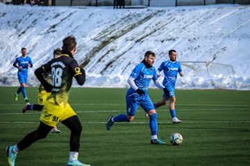 Atacantul Ionel Stoian a marcat trei goluri în amicalul cu Darabani. Foto Cristian Plosceac