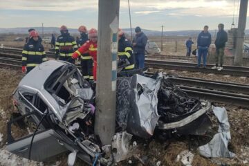 Groaznicul accident petrecut ieri, la trecerea la nivel cu calea ferată dintre Salcea și Prelipca