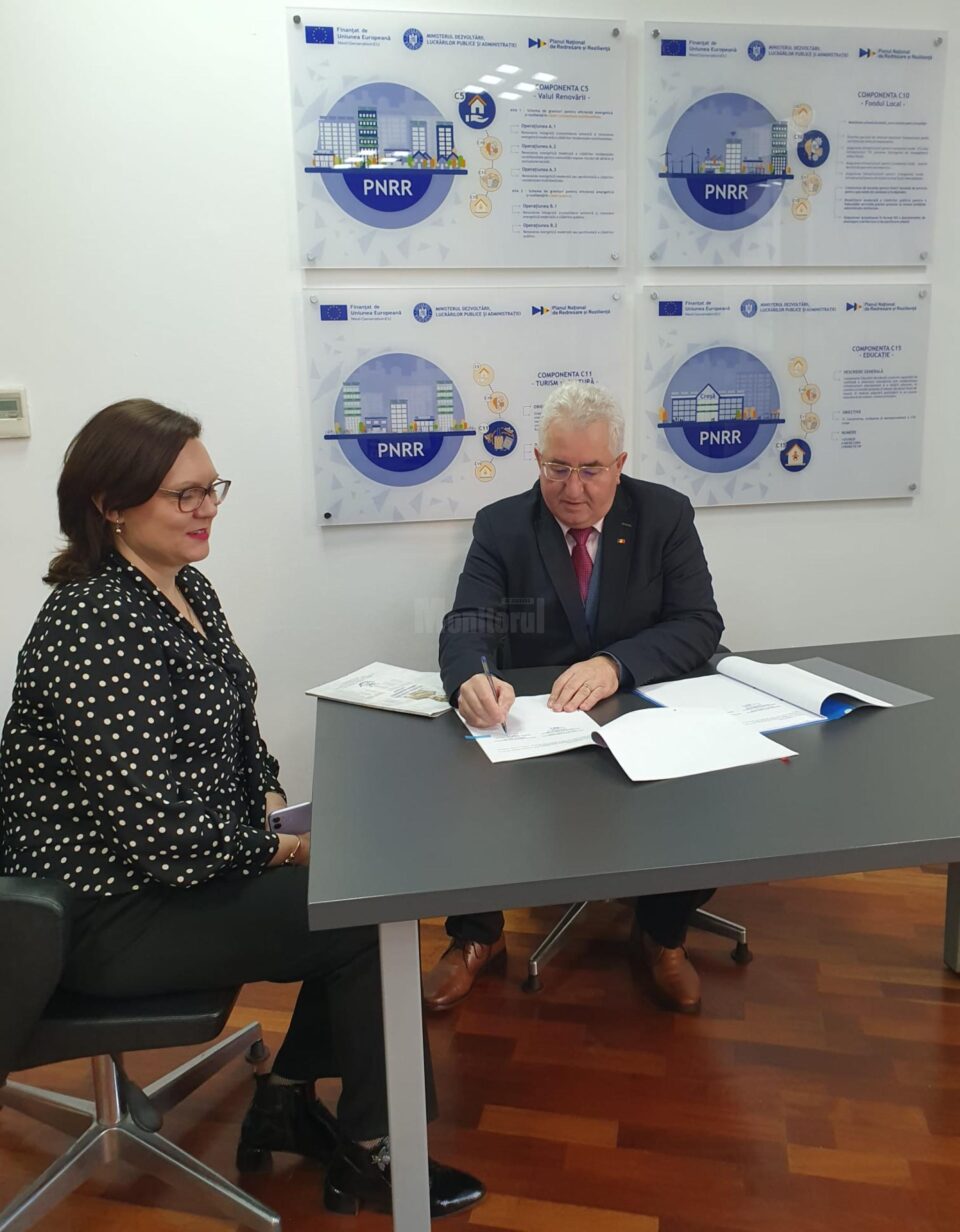 Valoarea totală a contractului prin PNRR semnat de primarul Ion Lungu la București este de 6.297.363,98 lei inclusiv TVA