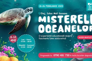 Animale subacvatice, imagini din adâncul mărilor, dar și sesiuni educative pentru copii, la Iulius Mall Suceava