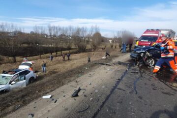 Accident pe E85 între Bunești și Fălticeni