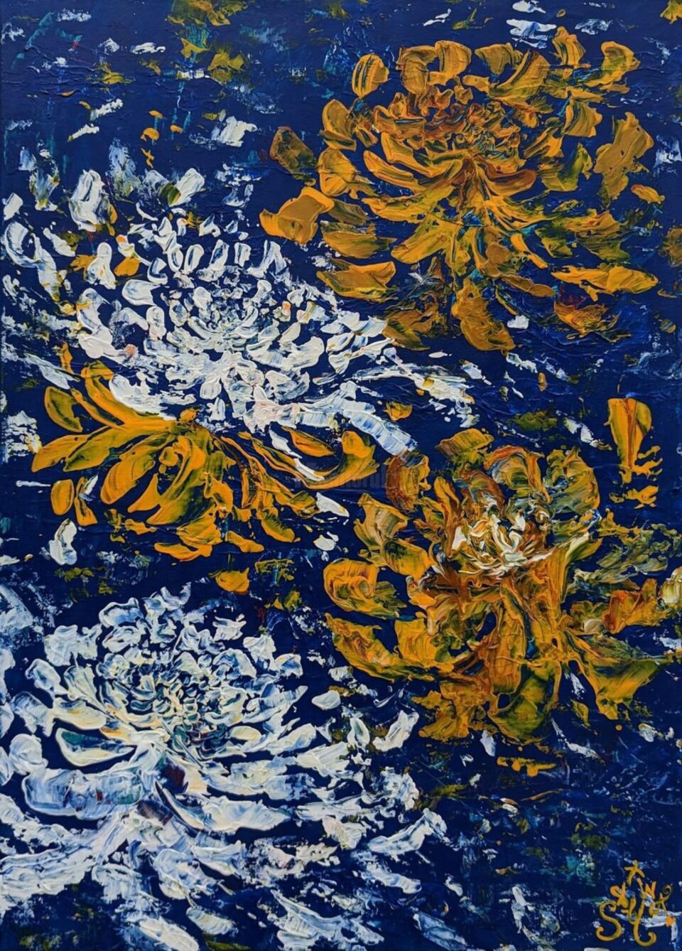 Expoziția „Ma vie en couleurs”, realizată de Sabina Cazacu, la Galeria de Artă Zamca