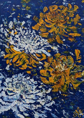 Expoziția „Ma vie en couleurs”, realizată de Sabina Cazacu, la Galeria de Artă Zamca