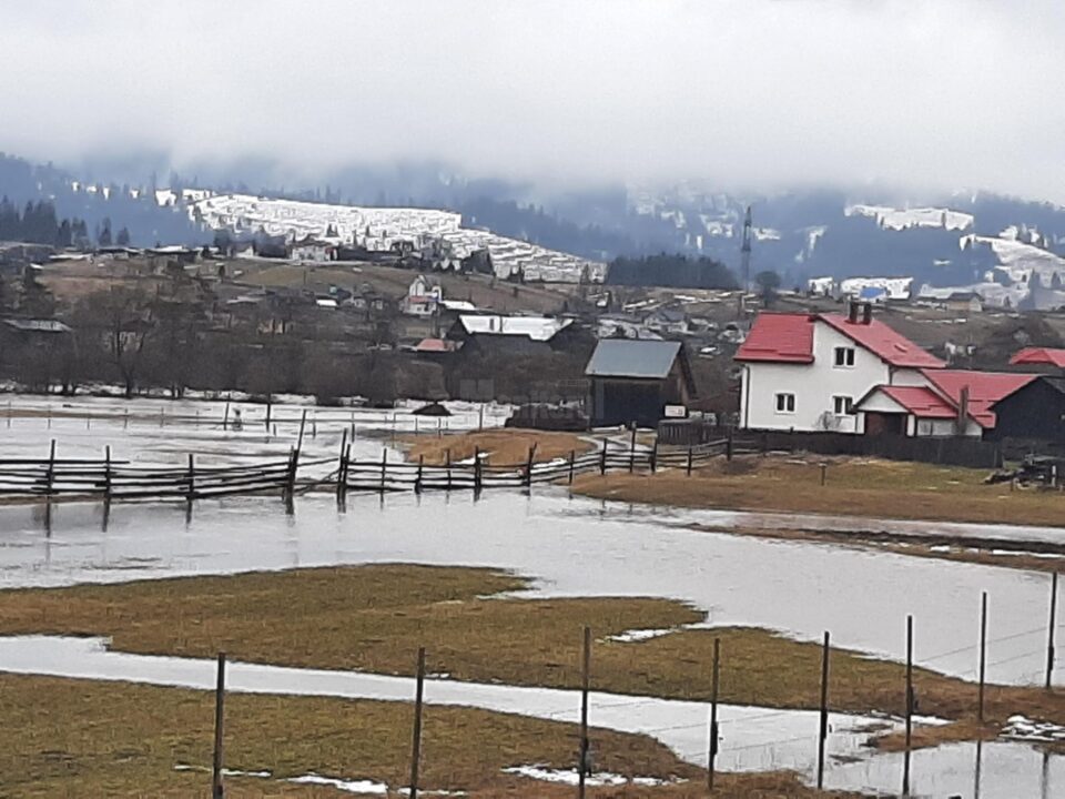 Inundații în zona Dornelor