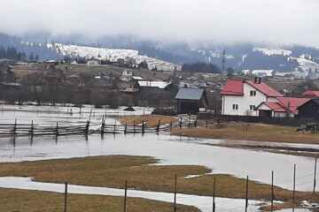Inundații în zona Dornelor
