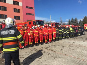 Exercițiu ISU cu simulare de cutremur la Spitalul Municipal Fălticeni