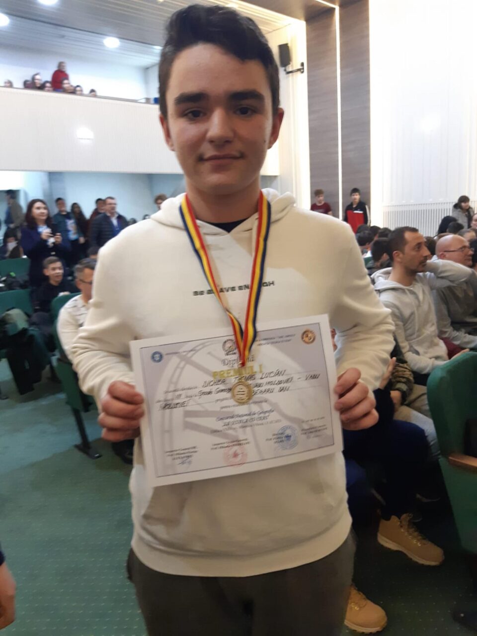 Dicher Thomas Lucian - premiul I la geografie