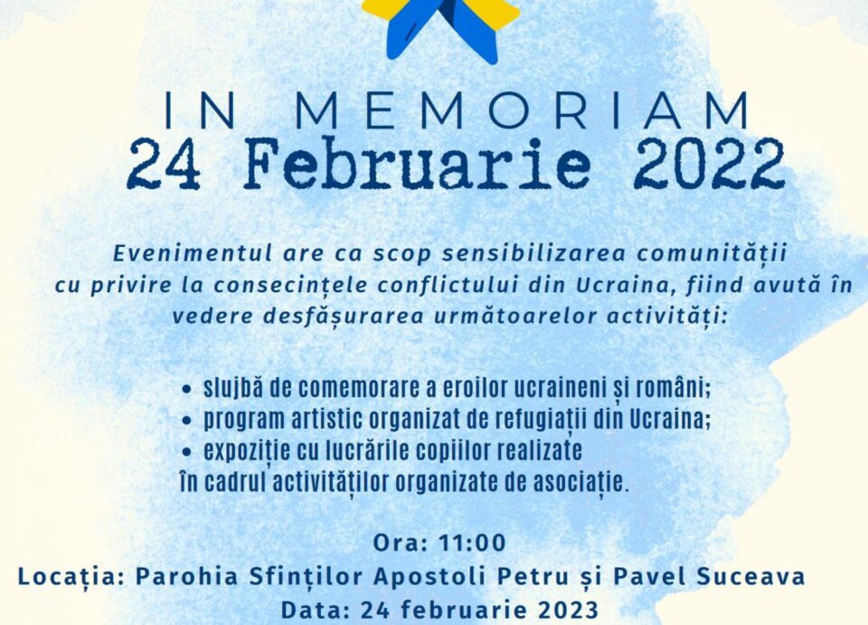 Slujbă religioasă, program artistic și expoziție cu lucrări realizate de copii ucraineni, la Parohia Ucraineană din cartierul Zamca Slujbă religioasă, program artistic și expoziție cu lucrări realizate de copii ucraineni, la Parohia Ucraineană din cartierul Zamca