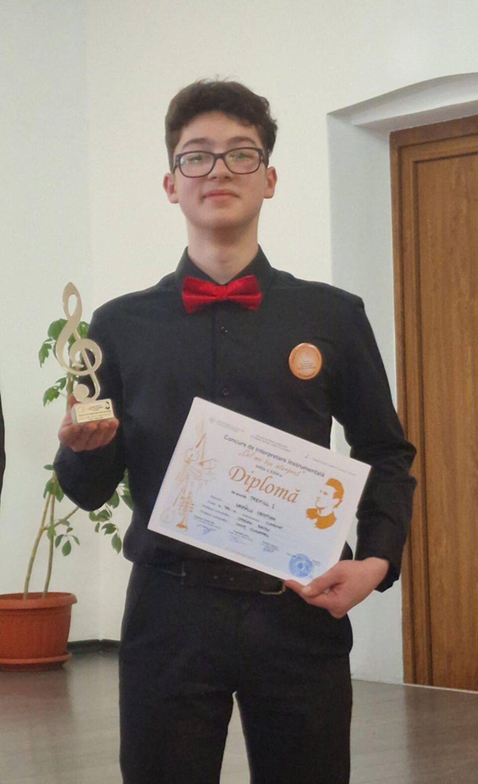 Cristian Dascălu, clarinet, a câștigat ediția 24 a Concursului „Cel mai bun interpret”