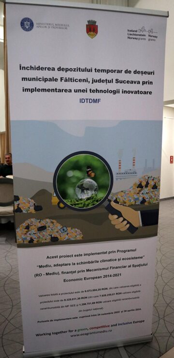 Au început lucrările de închidere a depozitului temporar de deșeuri municipale din Fălticeni