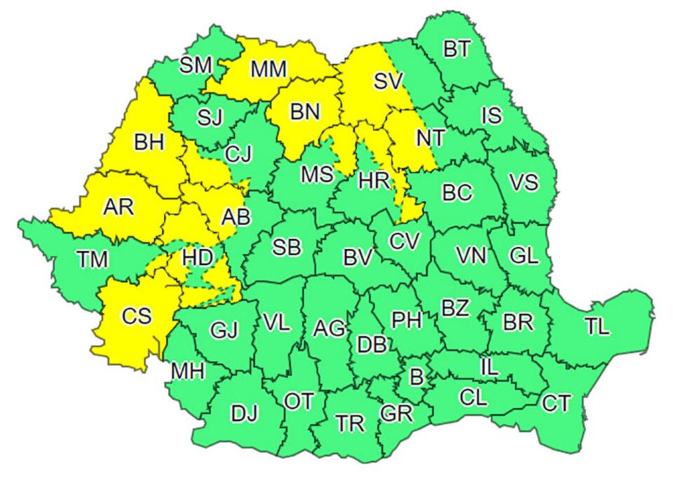 Ploi, ninsori și vânt puternic, de vineri până luni - 24-27 februarie 2023