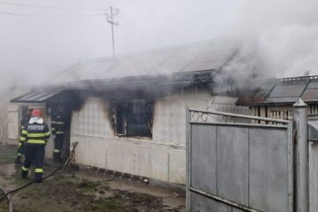 Locuința în care s-a produs tragedia