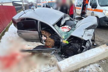 Accidentul violent de miercuri dimineață