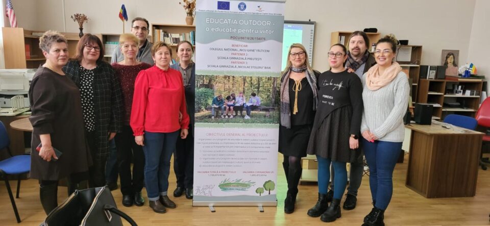 „Educația outdoor – o educație pentru viitor”, la Colegiul „Nicu Gane”