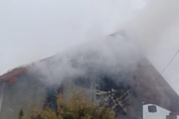 Incendiu la Mălini