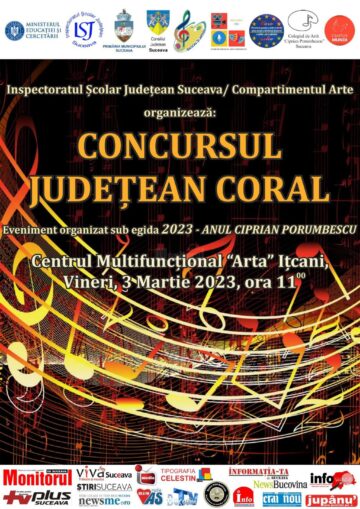Concursul Județean Coral Suceava 2023